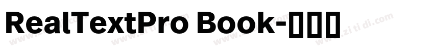 RealTextPro Book字体转换 RealTextPro Book字体转换